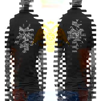 Small Eagle Constantinople Byzantine T-shirt imprimé au dos - Cadeauxyz