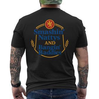 Smashin’ Nattys And Bangin’ Baddies Quote Men's T-shirt Back Print - Thegiftio UK