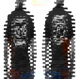 Smile Now Cry Later チョロチカーノ ゴシックアート ローライダー メンズTシャツ バックプリント - Kawaiitshirt