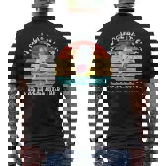 My Social Battery Is As Dead As My Dad Vintage Men's T-shirt Back Print - Thegiftio
