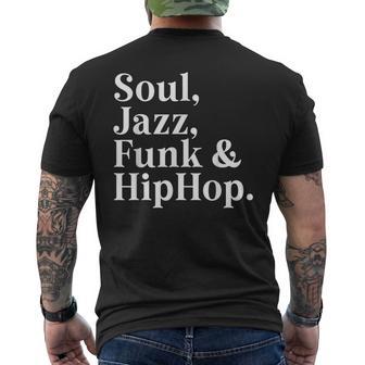 Soirée Dansante Pour Les Amateurs De Musiqueoul Jazz Funk & Hip Hop Groove T-shirt imprimé au dos - Cadeauxyz