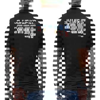 Solitaire For Grandpaolitaire Card Game T-shirt imprimé au dos - Cadeauxyz