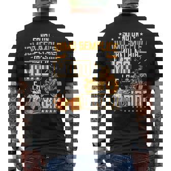Sono Un Uomoemplice Amo La Mia Moto E La Birra T-shirt da uomo con stampa posteriore - Novitaregali