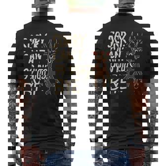 Sorry Can’T 99 Nights Bye In The Forest Gamer Merch Men's T-shirt Back Print - Seseable