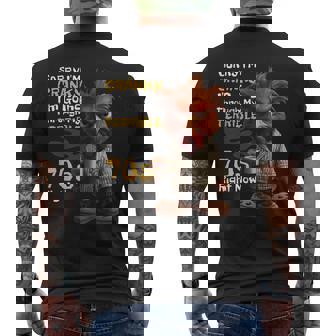 Sorry Im Cranky Im Going Through My Terrible 70S Now Men's T-shirt Back Print - Thegiftio