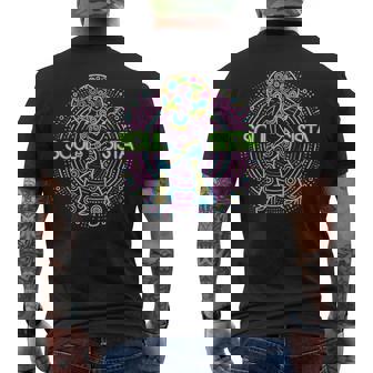 Soulista アフロ 70年代 ソウルミュージック レトロ ディスコ ブラック ファンク ラバーズ メンズTシャツ バックプリント - Kawaiitshirt