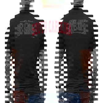 South Carolina Vintage Sports Retro Sc Men's T-shirt Back Print - Thegiftio