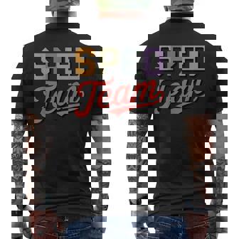 Sped Team Special Education Support Community Squad Crew Men's T-shirt Back Print - Monsterry