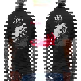 Speedway Racing Motorcycle Racing Poland T-Shirt mit Rückendruck - Seseable