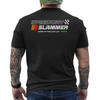 Speedway Slammer Home Of The Last Lap Men's T-shirt Back Print - Thegiftio UK