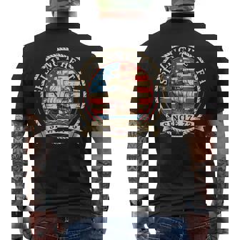 Spilling The Tea Since 1773 4Th Of July American Flag Men's T-shirt Back Print - Monsterry