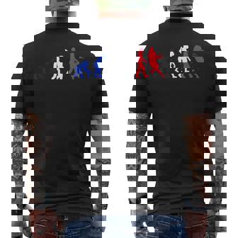 Sportif Joueur De Rugby Évolution Cool Hommes Rugby T-shirt imprimé au dos - Cadeauxyz