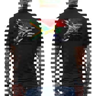 Springbok Bokke 南アフリカ国旗 ヴィンテージ ラグビー メンズTシャツ バックプリント - Kawaiitshirt