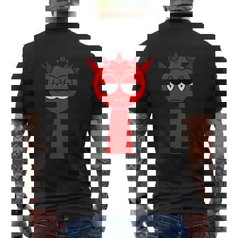 Sprunkiのraddy メンズTシャツ バックプリント - Kawaiitshirt