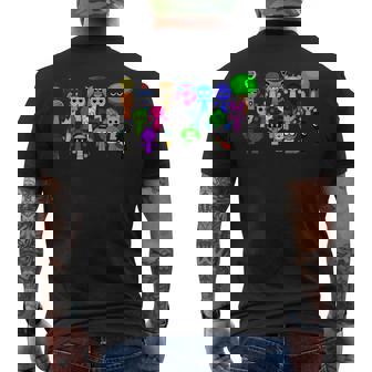 All Sprunky Funbot Simon Jevin Tunner Pinki Men's T-shirt Back Print - Monsterry
