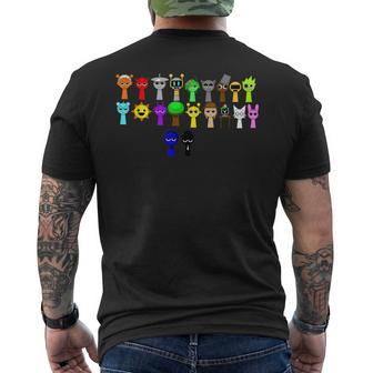 All Sprunky Phase 1 Jevin Funbot Simon Men's T-shirt Back Print - Thegiftio UK