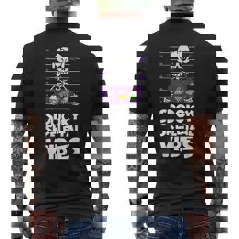 Squelette Effrayantkeletalibes T-shirt imprimé au dos - Cadeauxyz