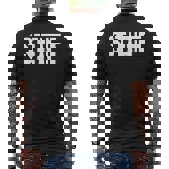 Staff Diseñoolo En Frentetaff Camiseta Hombre Estampado Espalda - Regaloses