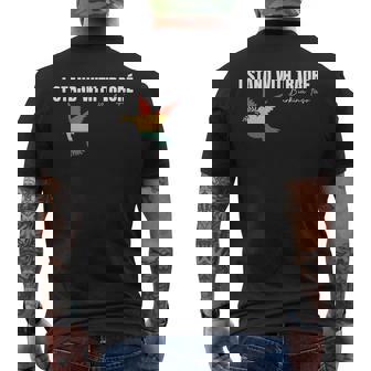 I Stand With Burkina Faso-Ibrahim Traoré Men's T-shirt Back Print - Thegiftio UK