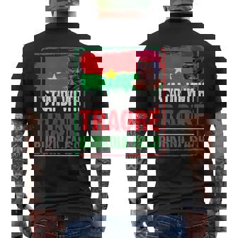 I Stand With Ibrahim Traoré Men's T-shirt Back Print - Thegiftio UK
