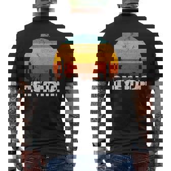 State Of Nevada Retrointage Camiseta Hombre Estampado Espalda - Regaloses