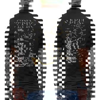 Steping Into My 60Th Birthday With God's Grace And Mercy メンズTシャツ バックプリント - Kawaiitshirt