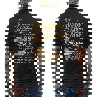 Stepping Into My August Birthday With God's Grace & Mercy Men's T-shirt Back Print - Monsterry