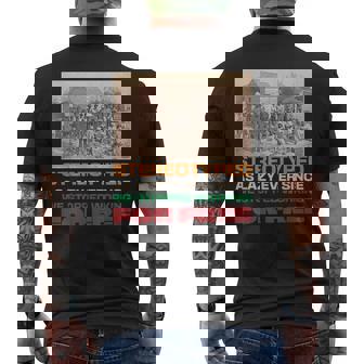 Stereotyped As Lazy Ever Since We Stopped Working For Free Men's T-shirt Back Print | Mazezy