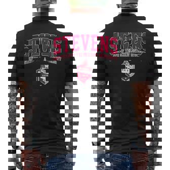 Stevens Institute Of Technology University Vintage Sports Men's T-shirt Back Print - Monsterry