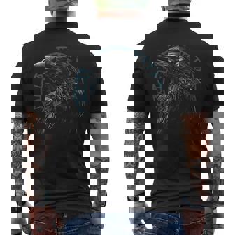 Stolzer Rabe Mythologie Nordique Odin Corbeau Hommeiking T-shirt imprimé au dos - Cadeauxyz