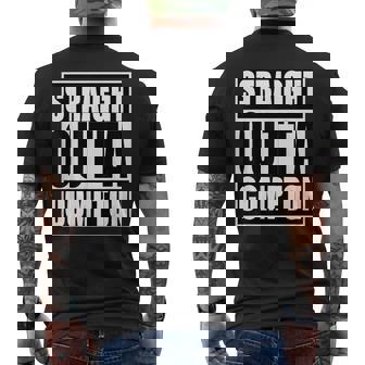 Straight Out Of Compton ファニーグラフィック メンズTシャツ バックプリント - Kawaiitshirt