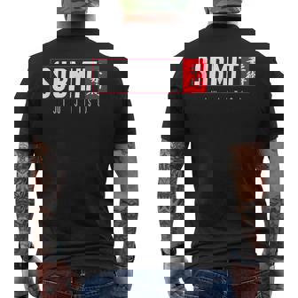 Submit Jiu Jitsu Bjj Artes Marciales Brasileñas Camiseta Hombre Estampado Espalda - Regaloses