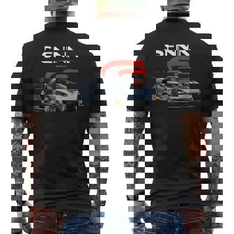 Sucker4supercars Apparel Ennauperdeportivo Niños Manga Larga Negro Pequeño Camiseta Hombre Estampado Espalda - Regaloses