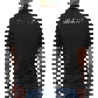 Sudo Rm-Rfおもしろいlinuxコーディング メンズTシャツ バックプリント - Kawaiitshirt