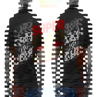Super Coach Foot Homme Humour Football Idée Cadeau Drôle T-shirt imprimé au dos - Cadeauxyz