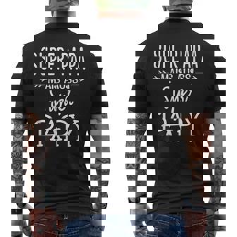 Super Papa Mais Aussiuper Papy T-shirt imprimé au dos - Cadeauxyz