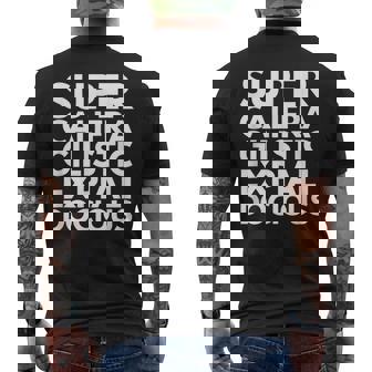 Supercalifragilisticexpiallegetic メンズTシャツ バックプリント - Kawaiitshirt