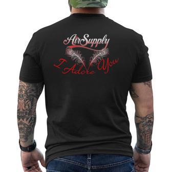 Supply Air Merah Putih I Adore You Men's T-shirt Back Print - Thegiftio UK