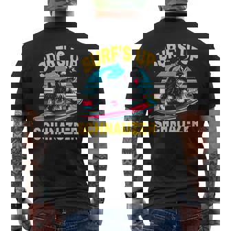 Surf Upchnauzer ファニーグラフィックtシャツ メンズTシャツ バックプリント - Kawaiitshirt