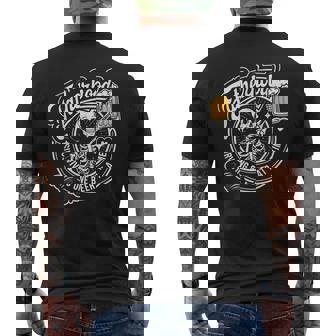 Surviving Fatherhood One Beer At A Time Fathers Day Men's T-shirt Back Print | Mazezy
