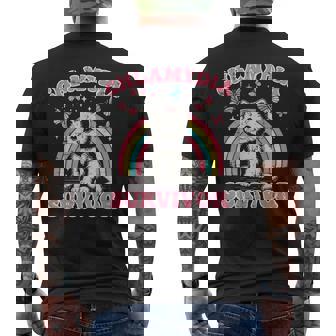 Survivor Cat Cringe Weird Adult Humor Inappropriate Men's T-shirt Back Print - Monsterry