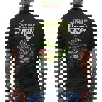 Swamp Puppy Cocodrilo Adorable Dibujos Camiseta Hombre Estampado Espalda - Regaloses