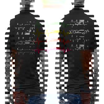 Swimmer スイミング ハートビート バタフライ ファニースイム メンズTシャツ バックプリント - Kawaiitshirt