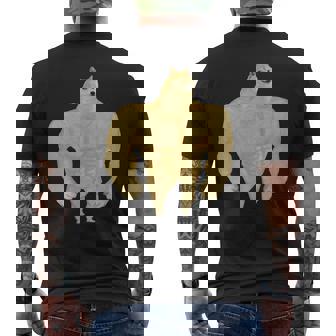 Swole Doge ミームギフトtシャツ メンズTシャツ バックプリント - Kawaiitshirt