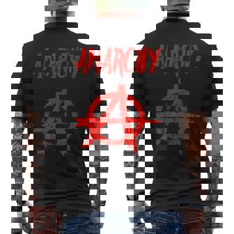 Symbole Anarchiste Anarchiste Rouge T-shirt imprimé au dos - Cadeauxyz
