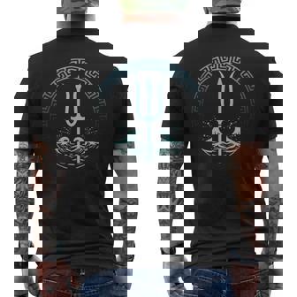 Symbole Du Dieu Grec Poséidon T-shirt imprimé au dos - Cadeauxyz