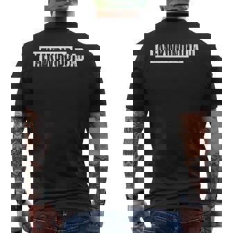 Taewondo Dad メンズTシャツ バックプリント - Kawaiitshirt