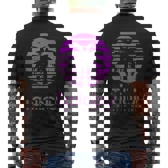 Taliabu パシフィックオーシャン メンズTシャツ バックプリント - Kawaiitshirt