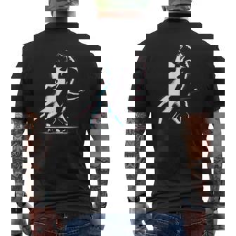 Tango Dancing Cats Divertido Gráfico Romántico Amante De Los Gatitos Camiseta Hombre Estampado Espalda - Regaloses