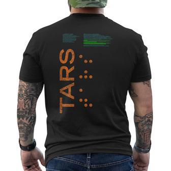 Tars Robot Pre-Distressed Interstellar Men's T-shirt Back Print - Thegiftio UK